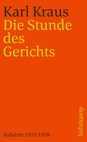 Schriften in den suhrkamp taschenbüchern. Zweite Abteilung. Acht Bände von Kraus,  Karl, Wagenknecht,  Christian