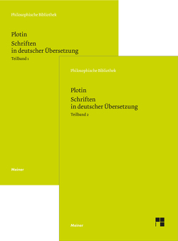 Schriften in deutscher Übersetzung von Harder,  Richard, Plotin