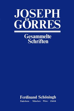 Schriften zum Kölner Ereignis von Görres,  Joseph, Hürten,  Heinz