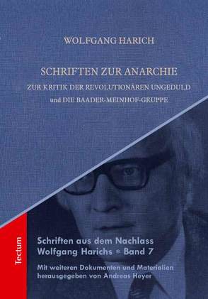 Schriften zur Anarchie von Harich,  Wolfgang, Heyer,  Andreas