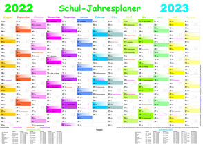 Schul-Jahresplaner 2022/2023 von Momm,  Helga