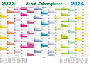 Schul-Jahresplaner 2023/2024 von Momm,  Helga