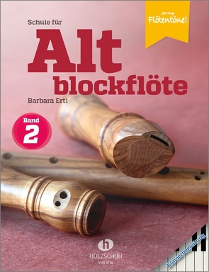 Schule für Altblockflöte 2 – Klavierbegleitung von Ertl,  Barbara