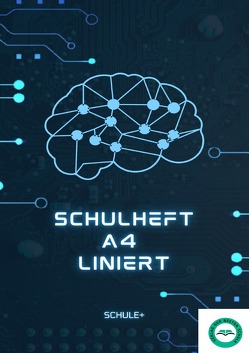 Schulheft linert A4 (mit weissem Rechteckrand) (Technikdesign) von der besten Schule,  Verlag, GmbH,  SchulePlus