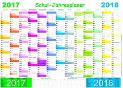 Schuljahresplaner 2017/2018 von E&Z-Verlag