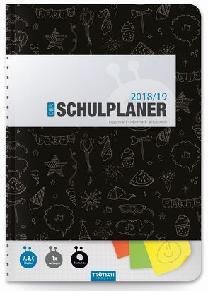Schulplaner Schwarz 2018/2019 – Schülerplaner, Schülerkalender