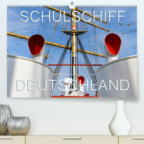 Schulschiff Deutschland in Bremen-Vegesack (Premium, hochwertiger DIN A2 Wandkalender 2022, Kunstdruck in Hochglanz) von happyroger