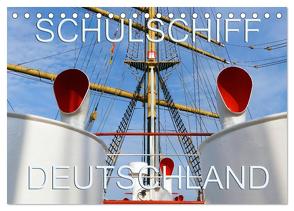 Schulschiff Deutschland in Bremen-Vegesack (Tischkalender 2024 DIN A5 quer), CALVENDO Monatskalender von happyroger,  happyroger