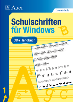 Schulschriften für Windows und Mac – Einzellizenz von Verlag,  Auer