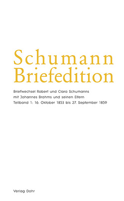 Schumann-Briefedition / Schumann-Briefedition II.3 von Synofzik,  Thomas