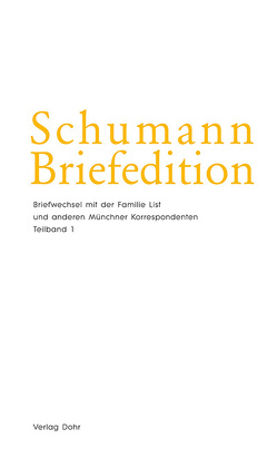 Schumann-Briefedition / Schumann-Briefedition II.8 von Smyka,  Ekaterina