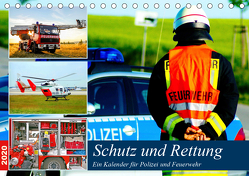 Schutz und Rettung 2020. Ein Kalender für Polizei und Feuerwehr (Tischkalender 2020 DIN A5 quer) von Lehmann (Hrsg.),  Steffani