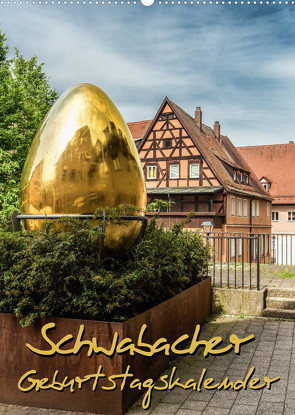 Schwabach Geburtstagskalender (Wandkalender 2023 DIN A2 hoch) von Klinder,  Thomas