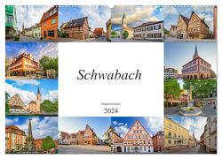 Schwabach Impressionen (Wandkalender 2024 DIN A2 quer), CALVENDO Monatskalender von Meutzner,  Dirk