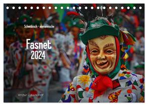 Schwäbisch alemannische Fasnet (Tischkalender 2024 DIN A5 quer), CALVENDO Monatskalender von Hoch,  Horst