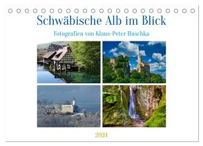 Schwäbische Alb im Blick (Tischkalender 2024 DIN A5 quer), CALVENDO Monatskalender von Huschka,  Klaus-Peter
