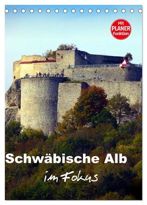 Schwäbische Alb im Fokus (Tischkalender 2024 DIN A5 hoch), CALVENDO Monatskalender von Huschka,  Klaus-Peter
