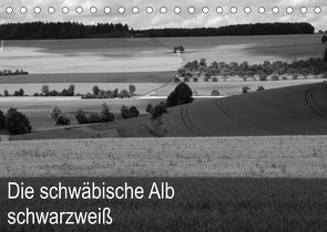 Schwäbische Alb schwarzweiß (Tischkalender 2023 DIN A5 quer) von Haas,  Willi
