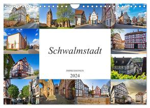 Schwalmstadt Impressionen (Wandkalender 2024 DIN A4 quer), CALVENDO Monatskalender von Meutzner,  Dirk