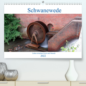 Schwanewede in den 4 Jahreszeiten (Premium, hochwertiger DIN A2 Wandkalender 2022, Kunstdruck in Hochglanz) von Jannusch,  Andreas