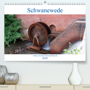 Schwanewede in den 4 Jahreszeiten (Premium, hochwertiger DIN A2 Wandkalender 2020, Kunstdruck in Hochglanz) von Jannusch,  Andreas