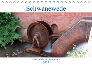 Schwanewede in den 4 Jahreszeiten (Tischkalender 2021 DIN A5 quer) von Jannusch,  Andreas