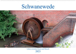 Schwanewede in den 4 Jahreszeiten (Wandkalender 2023 DIN A2 quer) von Jannusch,  Andreas