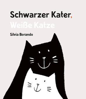 Schwarzer Kater, Weiße Katze von Borando,  Silvia, Hoch,  Sebastian