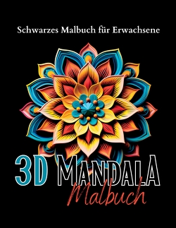 Schwarzes „Mandala Malbuch für Erwachsene“. von Schwarze Malbücher,  Lucy´s