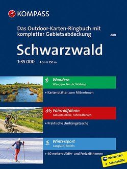 KOMPASS Outdoor-Karte Ringbuch Schwarzwald 1:35.000 von KOMPASS-Karten GmbH