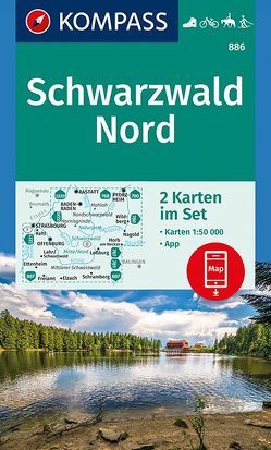 KOMPASS Wanderkarte Schwarzwald Nord von KOMPASS-Karten GmbH