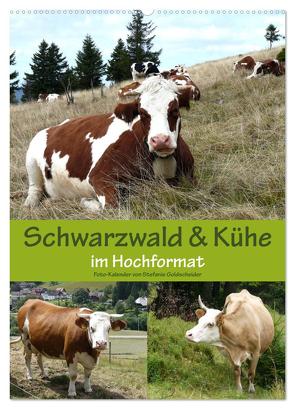 Schwarzwald und Kühe im Hochformat (Wandkalender 2024 DIN A2 hoch), CALVENDO Monatskalender von Goldscheider,  Biothemen,  Stefanie