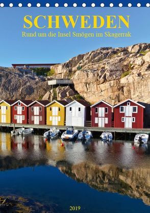SCHWEDEN Rund um die Insel Smögen im Skagerrak (Tischkalender 2019 DIN A5 hoch) von Falke,  Manuela