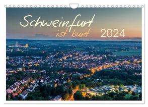Schweinfurt ist bunt (Wandkalender 2024 DIN A4 quer), CALVENDO Monatskalender von Herm,  Olaf