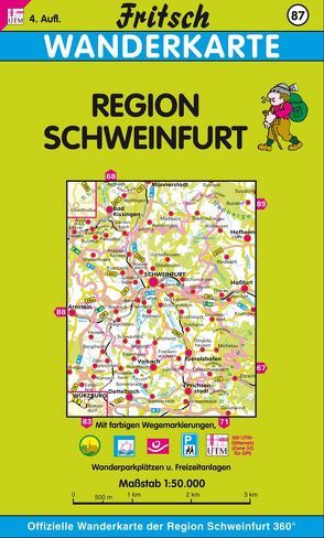 Region Schweinfurt von Fritsch Landkartenverlag