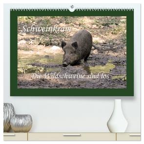 Schweinkram – Die Wildschweine sind los (hochwertiger Premium Wandkalender 2024 DIN A2 quer), Kunstdruck in Hochglanz von Lindert-Rottke,  Antje