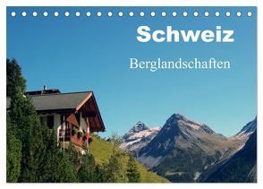 Schweiz – Berglandschaften (Tischkalender 2024 DIN A5 quer), CALVENDO Monatskalender von Schneider,  Peter
