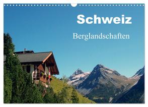 Schweiz – Berglandschaften (Wandkalender 2024 DIN A3 quer), CALVENDO Monatskalender von Schneider,  Peter