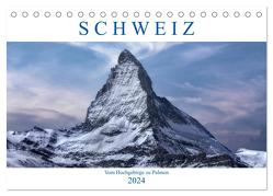 Schweiz – Vom Hochgebirge zu Palmen (Tischkalender 2024 DIN A5 quer), CALVENDO Monatskalender von Kruse,  Joana