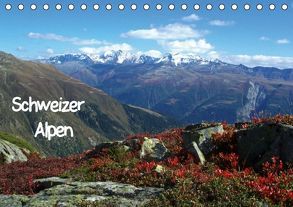 Schweizer Alpen (Tischkalender immerwährend DIN A5 quer) von Pons,  Andrea