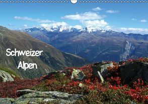 Schweizer Alpen (Wandkalender immerwährend DIN A3 quer) von Pons,  Andrea
