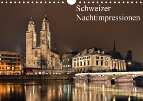 Schweizer Nachtimpressionen (Wandkalender 2020 DIN A4 quer) von Kling,  Jens