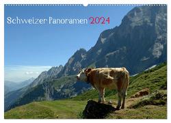 Schweizer Panoramen (Wandkalender 2024 DIN A2 quer), CALVENDO Monatskalender von NK,  NK