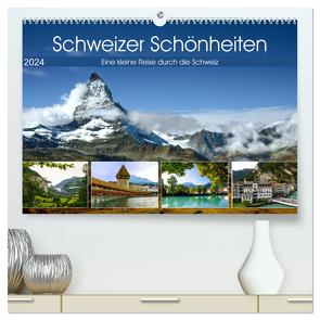Schweizer Schönheiten (hochwertiger Premium Wandkalender 2024 DIN A2 quer), Kunstdruck in Hochglanz von Ziemer,  Astrid
