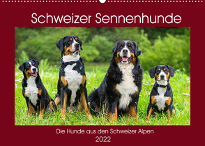 Schweizer Sennenhunde – die Hunde aus den Schweizer Alpen (Wandkalender 2022 DIN A2 quer) von Starick,  Sigrid