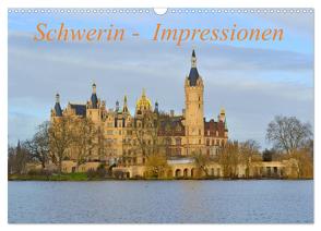 Schwerin – Impressionen (Wandkalender 2024 DIN A3 quer), CALVENDO Monatskalender von Roick,  Reinalde