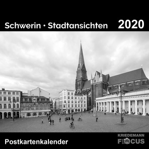 Schwerin – Stadtansichten 2020 (schwarz-weiß) von Kriedemann,  Karsten
