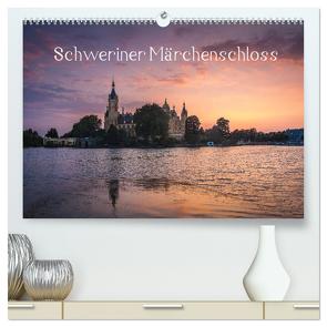 Schweriner Märchenschloss (hochwertiger Premium Wandkalender 2024 DIN A2 quer), Kunstdruck in Hochglanz von Mueller,  Markus