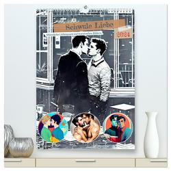 Schwule Liebe (hochwertiger Premium Wandkalender 2024 DIN A2 hoch), Kunstdruck in Hochglanz von Lehmann,  Steffani
