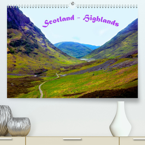Scotland – Highlands (Premium, hochwertiger DIN A2 Wandkalender 2022, Kunstdruck in Hochglanz) von Wernicke-Marfo,  Gabriela